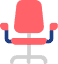 Illustration of desk chair