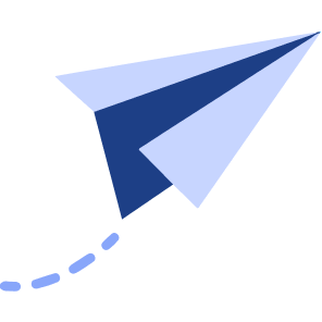 Paper airplane illustration