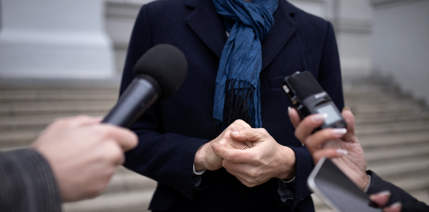 A man representing public affairs, media engagement, and strategic messaging.